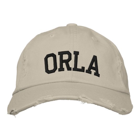 Orla geborduurd Pet (Voorkant)