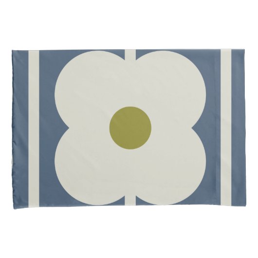 Orla Kiely Abacus Bloem en Kleine Stem Patroon Kussensloop (Voorkant-Rechts)