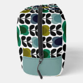Orla Kiely Spot Bloemen Stem, Blauw Groen Toilettasje (Rechts)