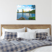 Orland Florida Lake Eola Canvas Afdruk (Insitu (Slaapkamer))