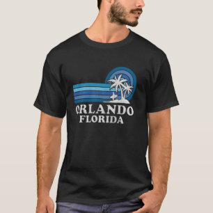 Orlando Beach Florida Vintage Familie Zomer Vakant T-shirt