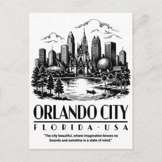 Orlando City Florida USA Briefkaart