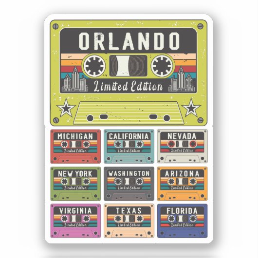 Orlando City reizen Sticker (Voorkant)