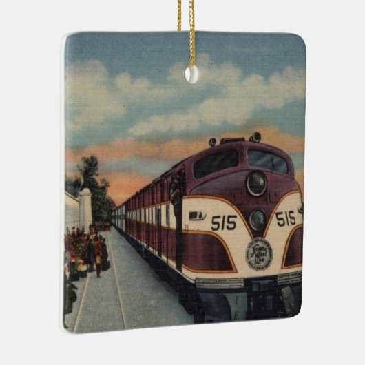 Orlando Diesel Trein Keramisch Ornament (Rechts)