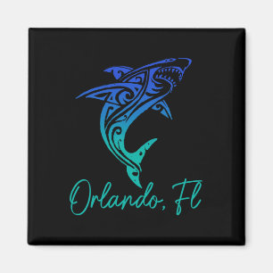 Orlando Fl Haai Schub Duiken Surfer Surfen Florida Magneet