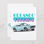 Orlando Florida 80s poster (Voorkant / Achterkant)