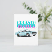 Orlando Florida 80s poster Briefkaart (Staand voorkant)