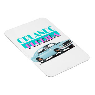 Orlando Florida 80s poster Magneet