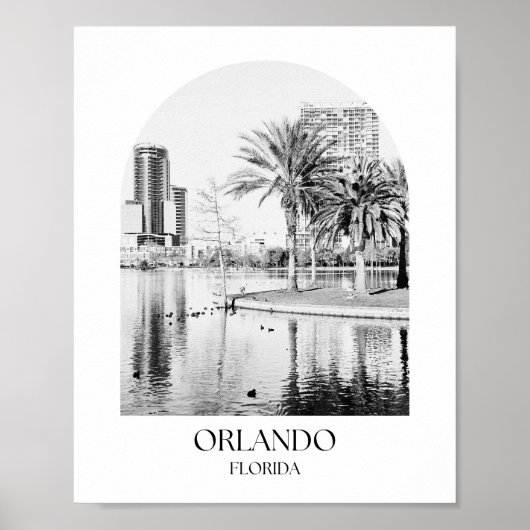 Orlando Florida Arch fotoprint Poster (Voorkant)