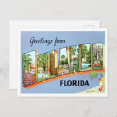 Orlando, Florida  Big Letters Briefkaart (Voorkant / Achterkant)