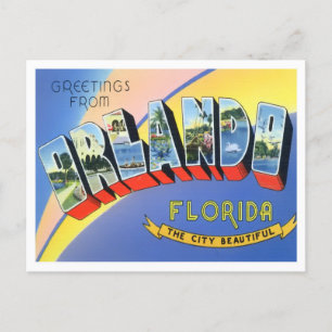 Orlando, Florida Big Letters Briefkaart
