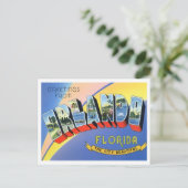 Orlando, Florida  Big Letters Briefkaart (Staand voorkant)