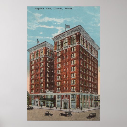 Orlando, Florida - Buiten Uitzicht van Angebilt Poster (Voorkant)