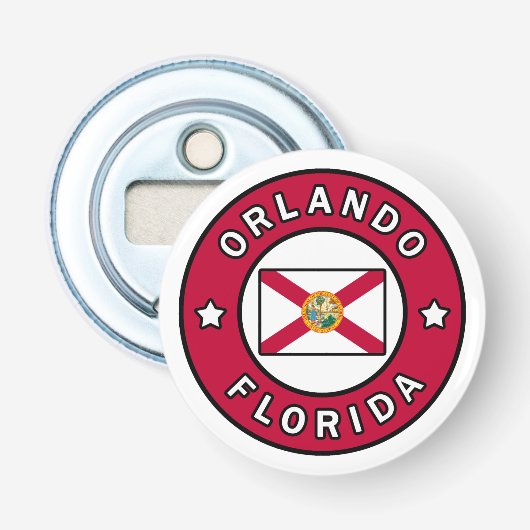 Orlando Florida Button Flesopener (Voorkant)