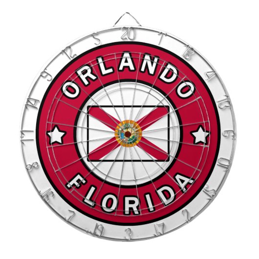 Orlando Florida Dartbord (Voorkant)