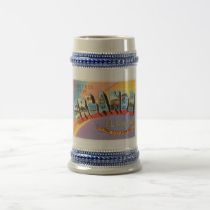 Orlando Florida FL Old Vintage Travel Souvenir Bierpul