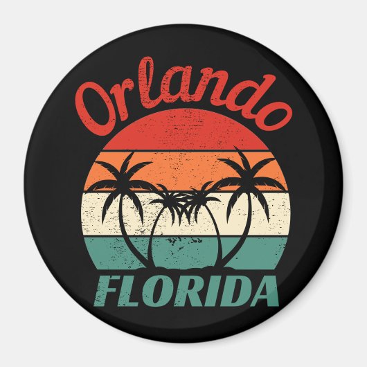 Orlando Florida Magnet Magneet (Voorkant)