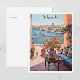 Orlando Florida Reis Esthetiek Briefkaart