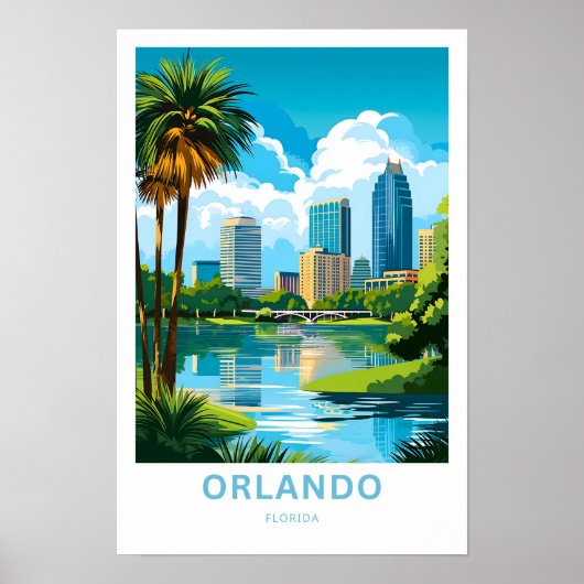 Orlando Florida Reisprint Poster (Voorkant)