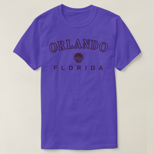 Orlando Florida Reuzenrad Palmboom T-shirt (Design voorkant)