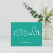 Orlando Florida Skyline Briefkaart (Staand voorkant)