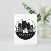 Orlando Florida Skyline Briefkaart (Staand voorkant)