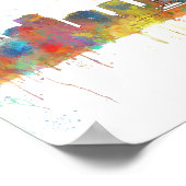 ORLANDO, FLORIDA SKYLINE POSTER (Hoek)