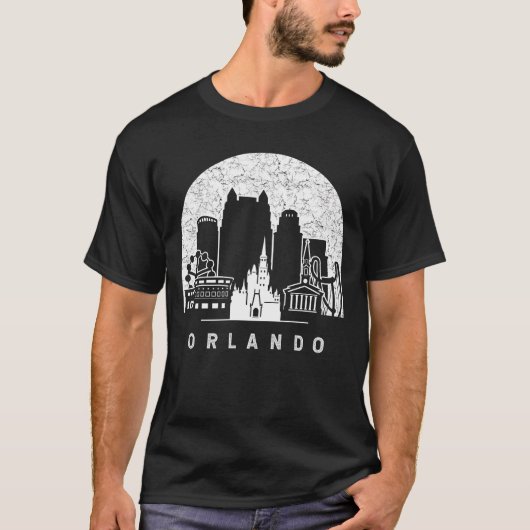 Orlando Florida  Skyline T-shirt (Voorkant)