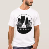 Orlando Florida Skyline T-shirt (Voorkant)