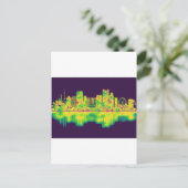Orlando Florida Skyline Uitnodiging Briefkaart (Staand voorkant)