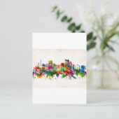 Orlando Florida Skyline Uitnodiging Briefkaart (Staand voorkant)