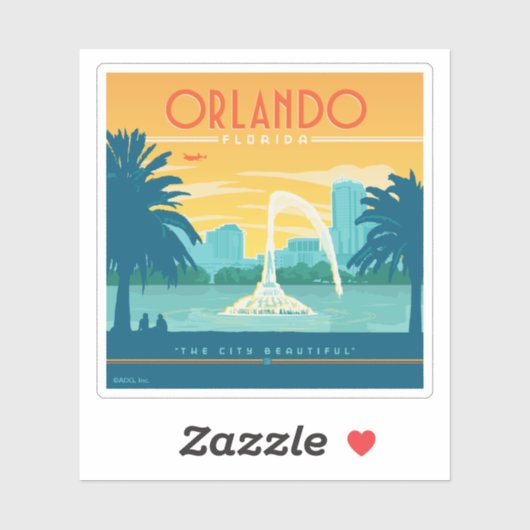 Orlando Florida Sticker (Vel)