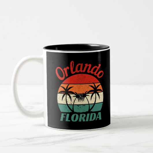 Orlando Florida Tweekleurige Koffiemok (Links)