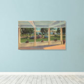 Orlando, Florida - Uitzicht buiten in Florida Canvas Afdruk (Insitu (Houten vloer))