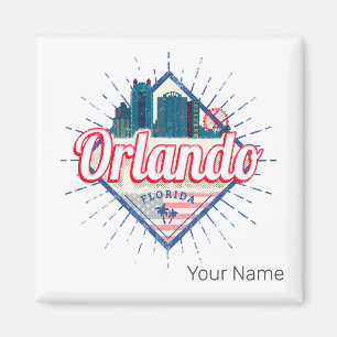 Orlando Florida Verenigde Staten Skyline Verenigd Magneet