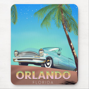 Orlando Florida vintage reisposter, Muismat