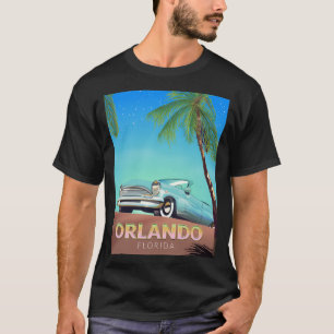 Orlando Florida vintage reisposter, T-shirt