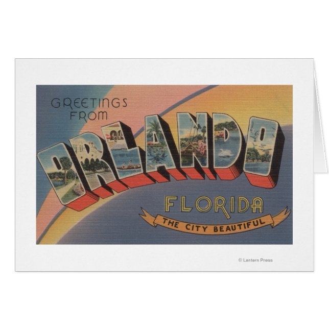 Orlando, Floride - Grandes Lettres Scènes 2 (Devant horizontal)