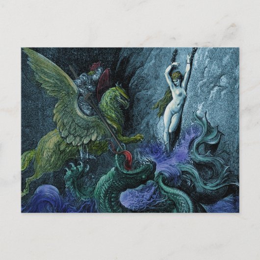 Orlando Furioso  gothisch briefkaart (Voorkant)