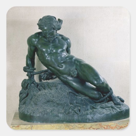 Orlando Furioso Vierkante Sticker (Voorkant)