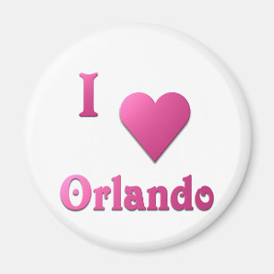 Orlando — Hot Pink Magneet