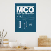 Orlando International Airport MCO Poster (Keuken)