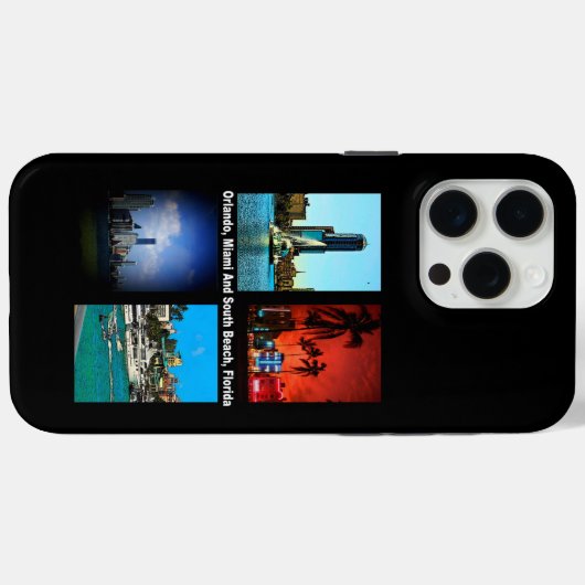 Orlando, Miami, Zuid-Beach Collage Case-Mate iPhone Case (Achterkant (horizontaal))