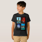 Orlando, Miami, Zuid-Beach Collage T-shirt (Voorkant volledig)