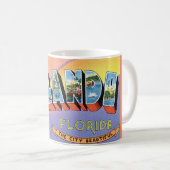 Orlando Retro Grey Postcard Mug (Devant droit)