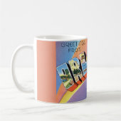 Orlando Retro Grey Postcard Mug (Gauche)