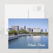 Orlando skyline uit het Lucerne-meer Briefkaart (Voorkant / Achterkant)