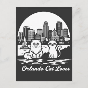 Orlando Stad Florida Kat Liefhebber Briefkaart