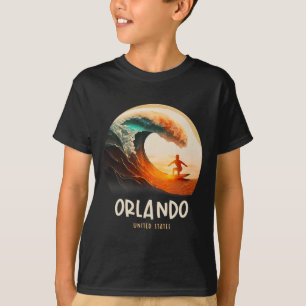 Orlando Verenigde Staten Surfen Surfplank T-shirt
