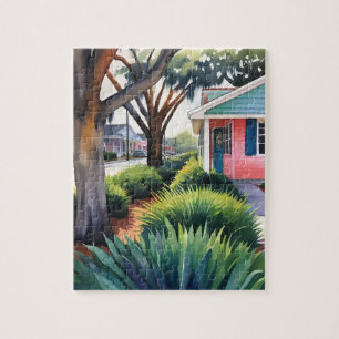 Orlando Vintage Vibes Abstract Florida Reizen Legpuzzel